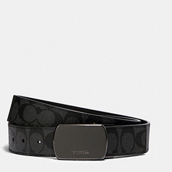 Coach signature PLAQUE BUCKLE REVERSIBLE BELT - Picture 7 of 9